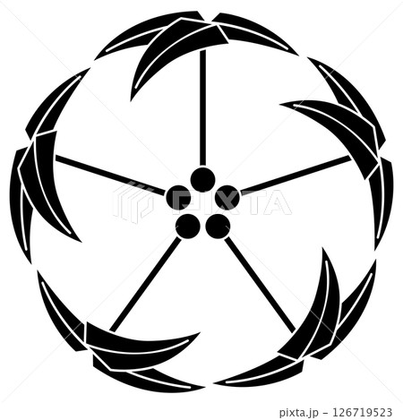家紋です。五つ羽根といいます。 126719523