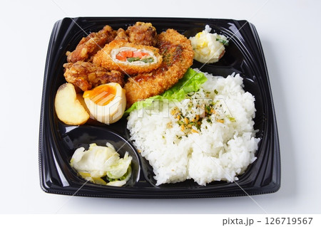 唐揚げとカツ弁当 唐揚げとカツ弁当 126719567