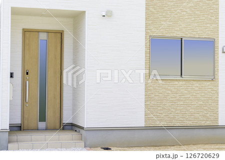 住宅外観_玄関 アプローチ 住宅外観_玄関 アプローチ 126720629