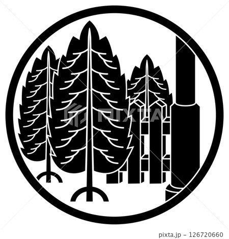 家紋です。社頭杉と言います。 家紋です。社頭杉と言います。 126720660