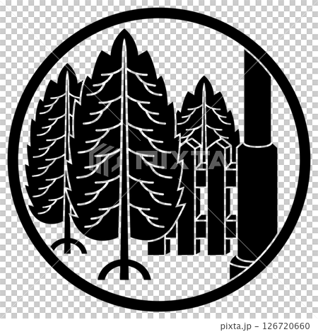 家紋です。社頭杉と言います。 家紋です。社頭杉と言います。 126720660