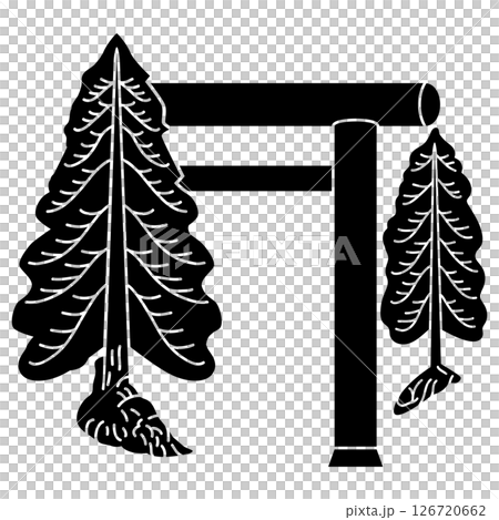 家紋です。鳥居杉と言います。 家紋です。鳥居杉と言います。 126720662