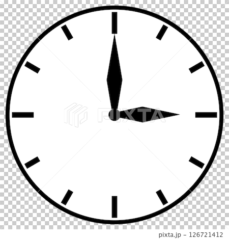 時鐘簡單圖標 126721412