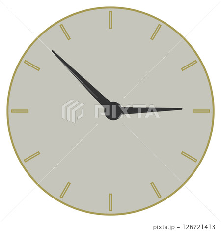 時計　シンプル　アイコン 126721413