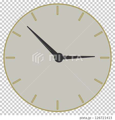 Clock simple icon 126721413