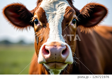牛の顔 牛の顔 126721976