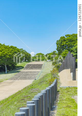 春の多賀城碑　多賀城南門 126722001
