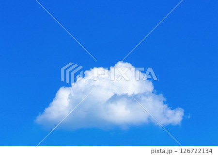 青空にぽっかり雲 青空にぽっかり雲 126722134