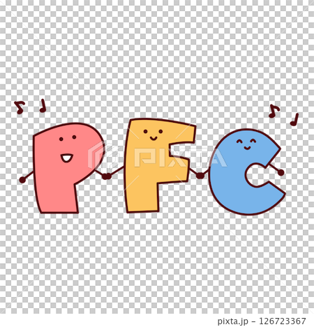 かわいいPFCバランスを表すキャラクター 126723367