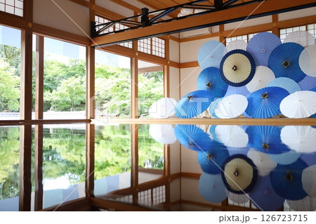 宝徳寺、夏の床もみじと和傘【群馬県・桐生市】 宝徳寺、夏の床もみじと和傘【群馬県・桐生市】 126723715