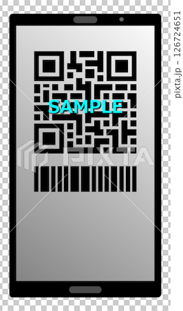 可方便用於電子和智慧型手機支付的二維碼範例圖 126724651
