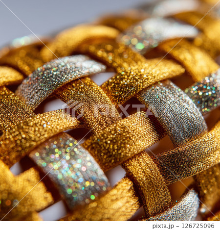 Your It Bag macro texture of woven glittering threads highlighting artisan craftsmanship Your It Bag macro texture of woven glittering threads highlighting artisan craftsmanship 126725096