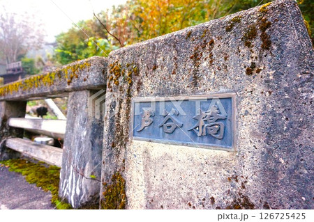 芦谷橋 荻町合掌造り集落 世界文化遺産 白川郷 茅葺 芦谷橋 荻町合掌造り集落 世界文化遺産 白川郷 茅葺 126725425