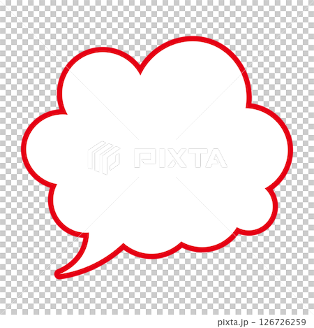 簡單的語音氣泡圖-蓬鬆 126726259