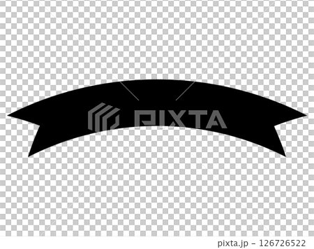 Simple ribbon decoration - Monotone Simple ribbon decoration - Monotone 126726522