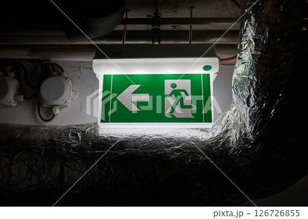 Emergency Exit Sign 126726855