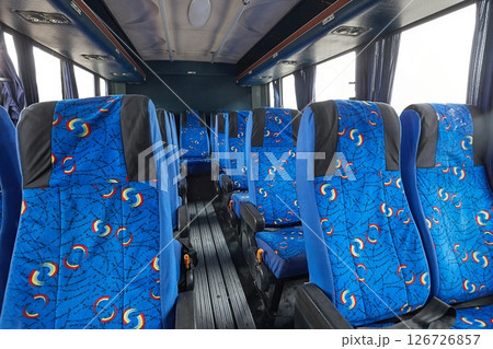 Bus interior seats Bus interior seats 126726857