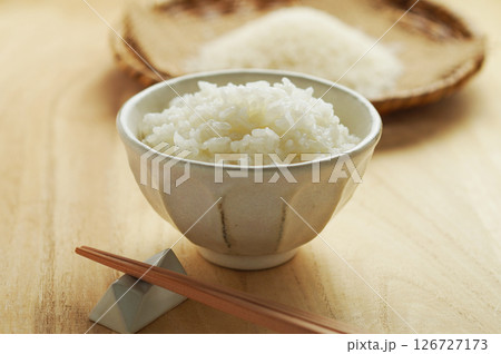 白ご飯・白米・米・米粒 126727173