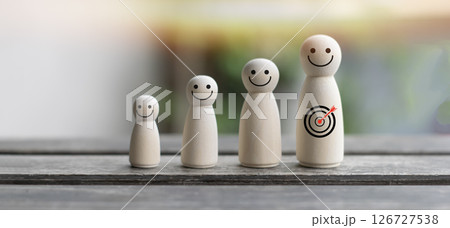 The concept is to lead a team and set work goals to achieve them. 126727538