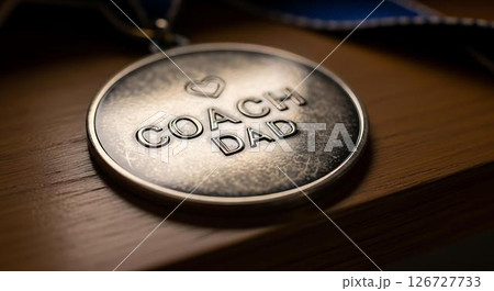 Coach Dad Medal, Fathers Day Gift Coach Dad Medal, Fathers Day Gift 126727733