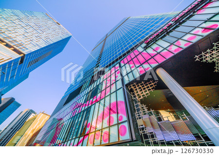 日本の東京都市景観 渋谷サクラステージSHIBUYAタワーなどを望む=5月20日 日本の東京都市景観 渋谷サクラステージSHIBUYAタワーなどを望む=5月20日 126730330