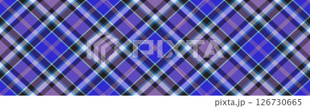Seamless plaid tartan scotland texture with rhombuses - Vector 126730665
