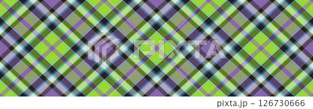 Seamless plaid tartan scotland texture with rhombuses - Vector 126730666
