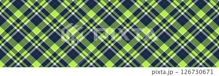 Seamless plaid tartan scotland texture with rhombuses - Vector 126730671