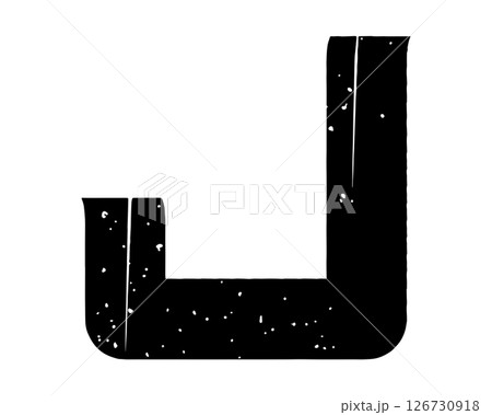 Grungy vector font. Art lettering. Grungy vector font. Art lettering. 126730918