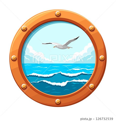 Porthole with sea view 126732539