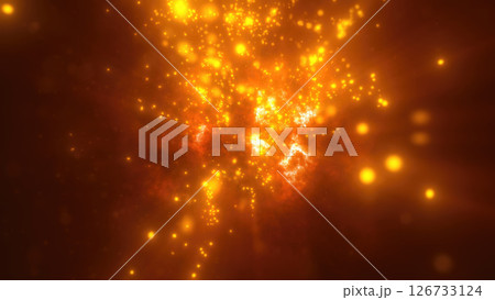 A dark, glowing cosmic-inspired backdrop featuring orange light sparks and a dreamy, swirling mist-like effect background A dark, glowing cosmic-inspired backdrop featuring orange light sparks and a dreamy, swirling mist-like effect background 126733124