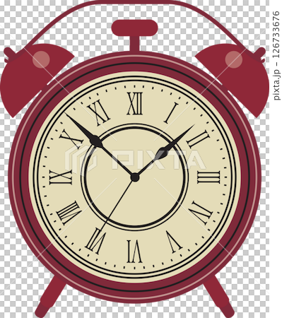 Red alarm clock 126733676