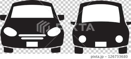 シンプルな車のアイコン シンプルな車のアイコン 126733680