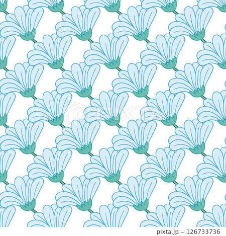 Seamless cute pattern. Pattern for textiles in hand draw style 126733736