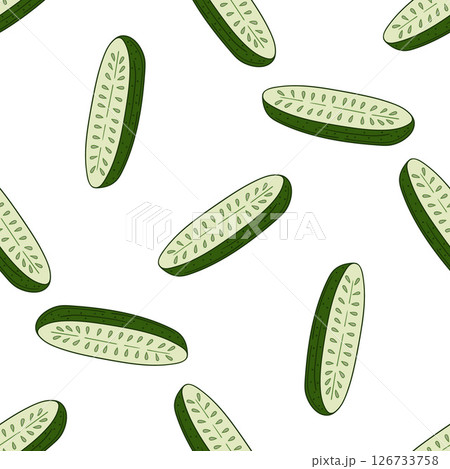 Seamless cute pattern. Pattern for textiles in hand draw style 126733758