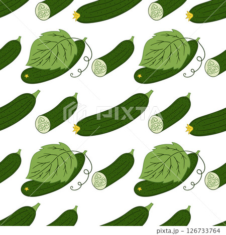 Seamless cute pattern. Pattern for textiles in hand draw style 126733764