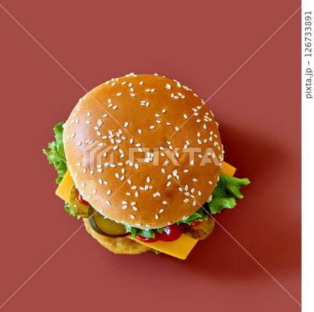 fresh tasty burger fresh tasty burger 126733891