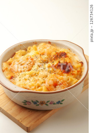 マカロニエビグラタン 126734126