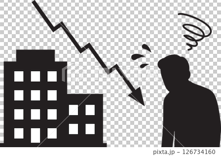 Man running away from work 126734160