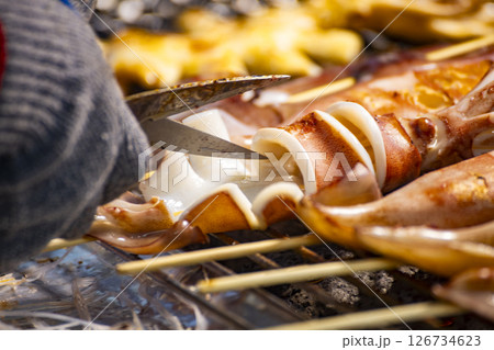 イカ焼き 焼きイカ いかやき 126734623
