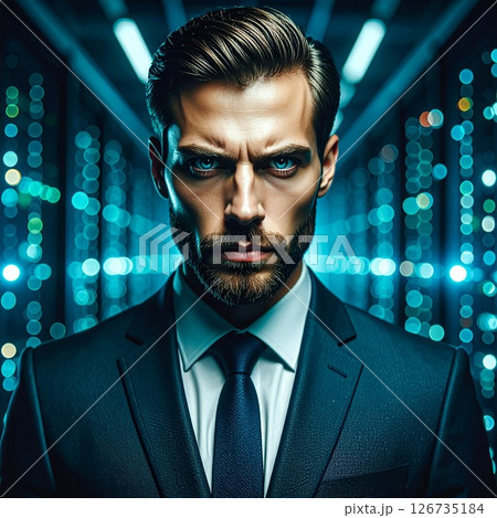 激怒しているサラリーマン　イラスト 126735184