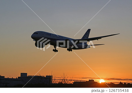 ANA787早朝アプローチ ANA787早朝アプローチ 126735438