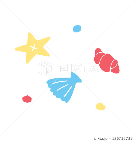 貝殻のイラスト 126735735
