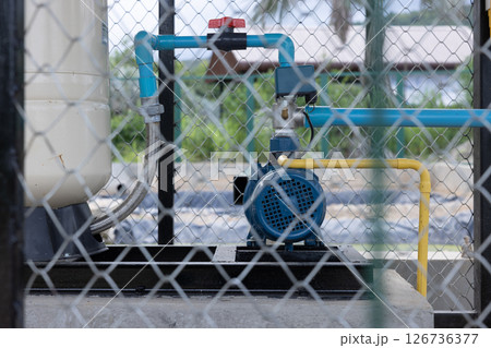 Water pump station at outdoor. Water pump station at outdoor. 126736377