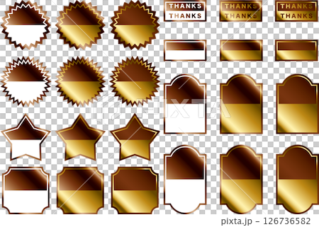 Label half 2, 18 brown 126736582