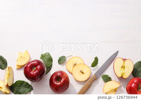 Red apples, concept of fresh and healthy food Red apples, concept of fresh and healthy food 126736944