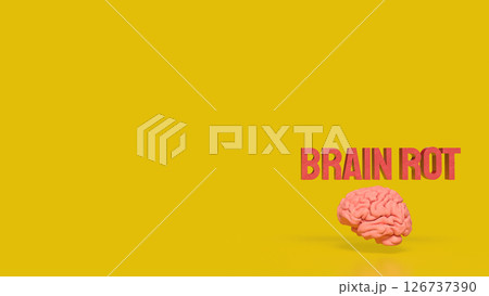 The Brain Rot for Technology concept 3d Rendering. 126737390