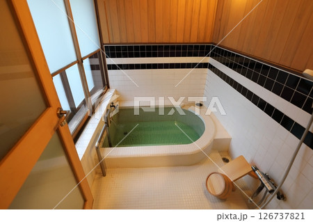 戸倉上山田温泉笹屋ホテルの豊年虫の菊の間のお風呂 126737821