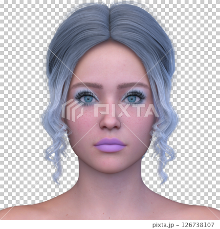 女人的臉的特寫 126738107