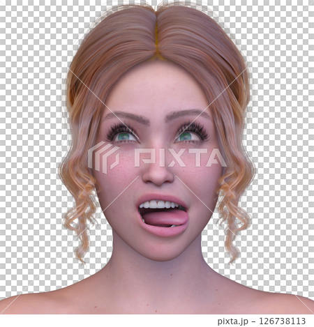 Close-up of a woman's face Close-up of a woman's face 126738113